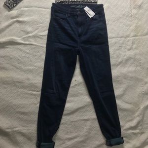 Dark wash denim jean